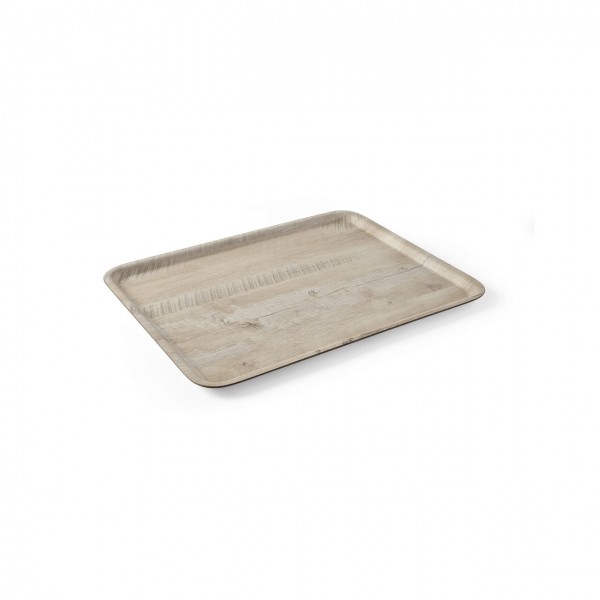 Tava servire 37x53 cm, din melamina cu aspect de lemn stejar deschis, Hendi Produse 93,44 lei