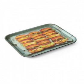 Tava de servire dreptunghiulara suprafata antiderapanta, cu imprimare, HENDI, tasty burger, 330x430mm Produse 67,12 lei