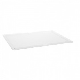 Capac pentru cutii de aluat pizza Polipropilena Alb 600x400mm