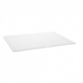 Capac pentru cutii de aluat pizza Polipropilena Alb 600x400mm