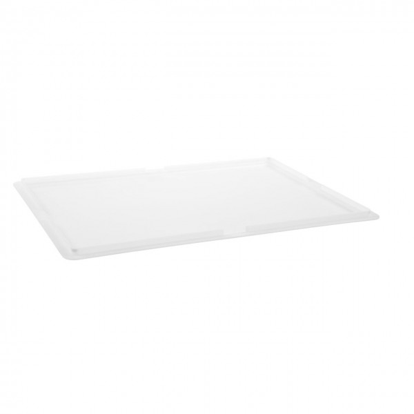 Capac pentru cutii de aluat pizza Polipropilena Alb 600x400mm