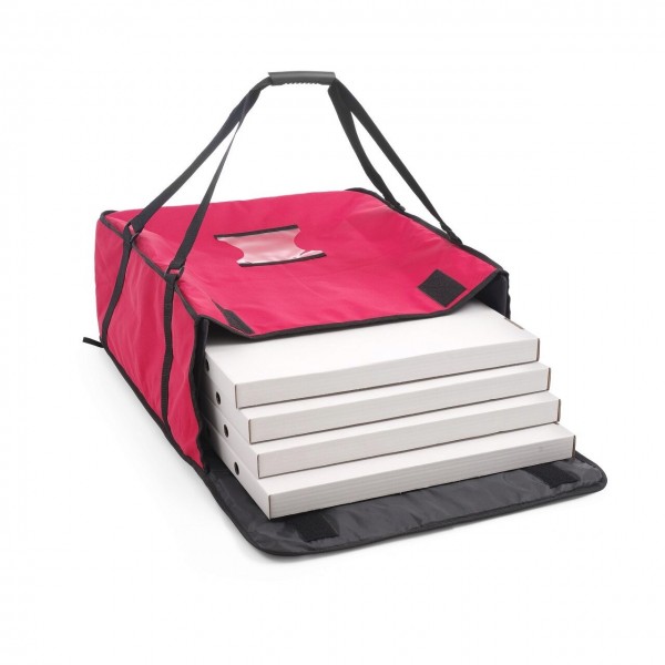 Geanta livrat pizza izolata termic, capacitate 4 cutii de 35x35 cm, Hendi,