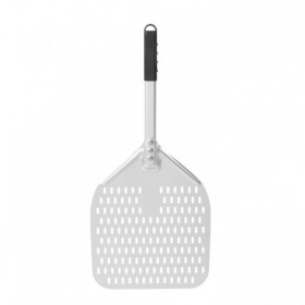 Lopata de pizza patrata perforata cu maner scurt, 355x710mm