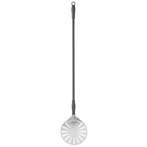 Paleta pizza, rotunda,perforata,  din aluminiu, 1200x230mm