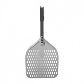 Paleta de pizza patrata perforata cu maner scurt, 305x660mm