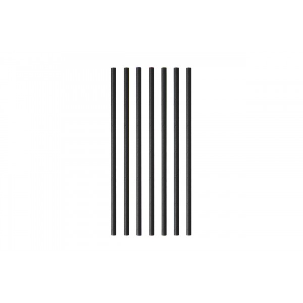 Paie din hartie, 210*6mm, negre, bio. FSC MIX, 500buc Produse 24,80 lei