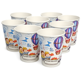 Pahare carton 235ml - 8oz Party D80, 20buc Pahare carton personalizat 4,70 lei