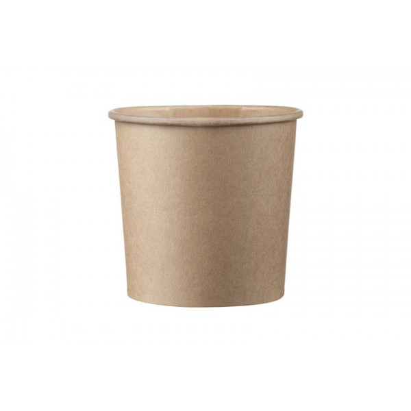 Cupe inghetata, design kraft, 12oz|330ml, 90mm, 50buc Cupe de inghetata 19,27 lei