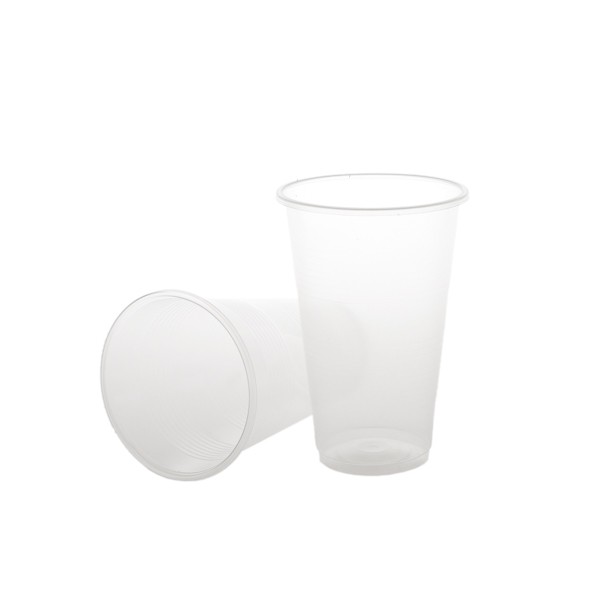 Pahare plastic eco, transparente, 330ml (50buc) Produse 6,40 lei