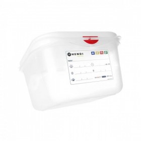 Recipient GN 1/6 din polipropilena, GN 1/6, 1,1L, transparent, 176x162x h65mm, dreptunghiular Produse 43,97 lei