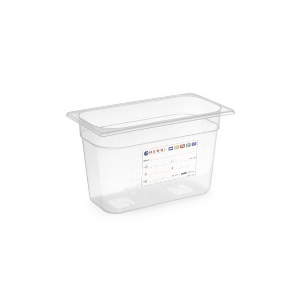 Tava Gastronorm GN1/3, 325x176x h200mm, 7.8 litri, cu marcaj HACCP, polipropilena Produse 56,67 lei