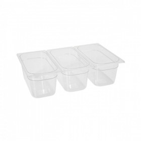 Tava Gastronorm GN 1/3 150mm 5.7 litri, policarbonat transparent Produse 58,49 lei