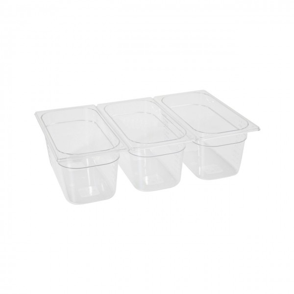 Tava Gastronorm GN 1/3 150mm 5.7 litri, policarbonat transparent Produse 58,49 lei