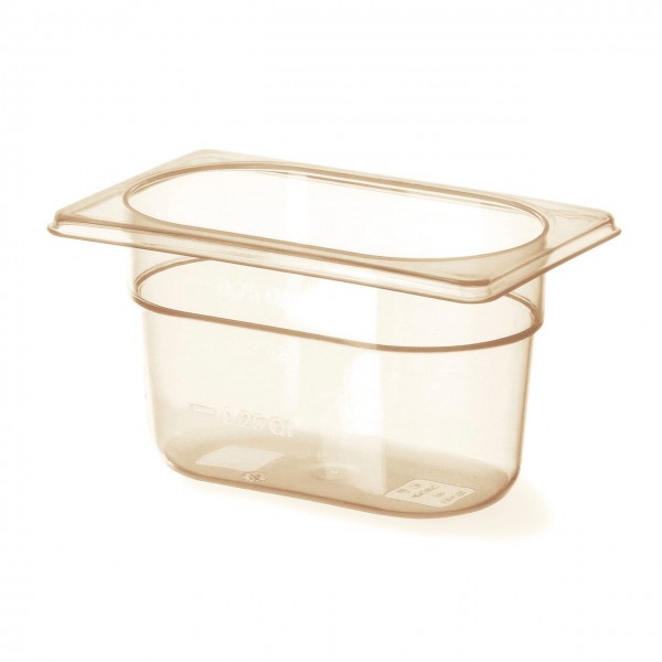 Tava Gastronorm GN 1/6 rezistenta la temperaturi ridicate -40°C | 150°C, 0.6 litri, inaltime 65mm, BPA-free Produse 60,30 lei