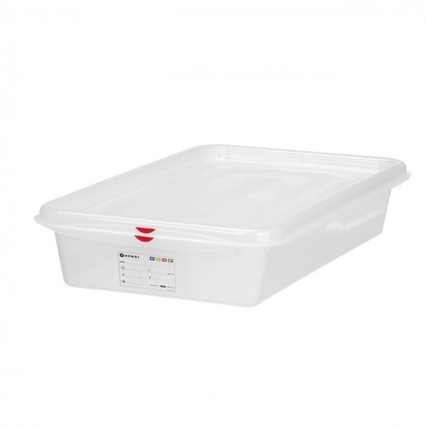 Recipient GN 2/3 din polipropilena, GN 2/3, 9L, transparent, 354x325x h100mm, dreptunghiular Produse 79,36 lei