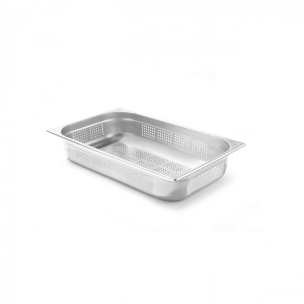 Tava perforata Gastronorm GN 1/1, 530x325x h100mm ,13.2L inox, Kitchen Line Produse 112,41 lei