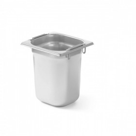 Tava Gastronorm GN 1/6, cu manere laterale, 3,4L, 176x162x h200mm Produse 158,39 lei
