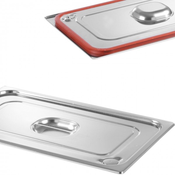 Capac Gastronorm cu banda siliconata GN 1/2 - gama Profi Line, otel inoxidabil Produse 192,27 lei