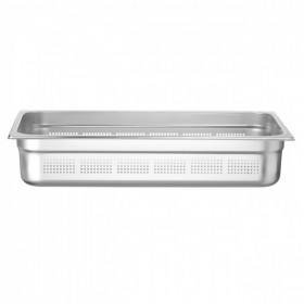 Tava perforata Gastronorm GN 1/1 100mm 13.2 litri, gama Profi Line, otel inoxidabil Produse 209,21 lei