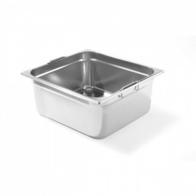 Tava Gastronorm GN 2/3, cu manere ergonmice, 18L, h200mm,grosime 0.8mm Produse 250,35 lei