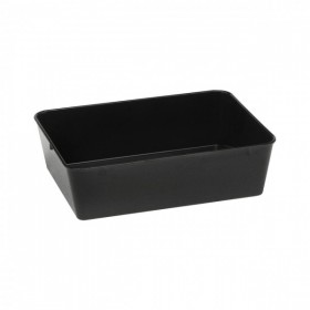 Tava alimente melamina neagra, 280x210x h60mm