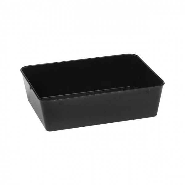 Tava alimente melamina neagra, 280x210x h60mm