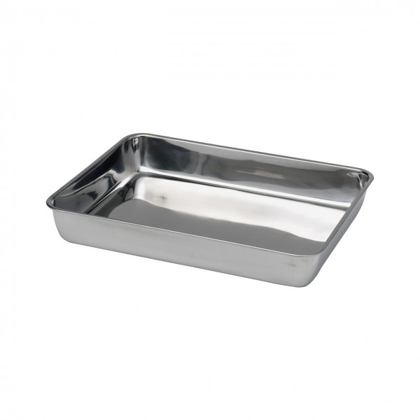 Tava pentru carne, otel inoxidabil, 260x200x h48mm