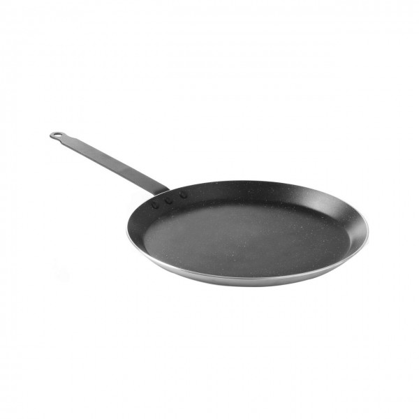 Tigaie clatite profesionala, Ø 32cm x 2cm, baza 28cm, aluminiu cu 3 straturi anti-lipire tip marmura, inductie Tigai 170,49 lei