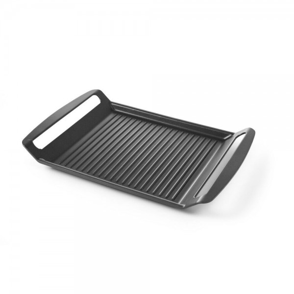 Gratar pentru masini de gatit cu inductie Aluminiu | Teflon 39cm lungime x 26cm latime x 3,5cm