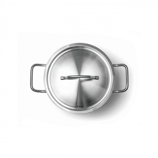 Cratita cu capac 4,8 Lit, Ø 24cm x 10,5cm, inox, gama Profi Line