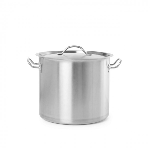 Oala cu capac, 37 Lit , 36cm Ø x 36cm, inox, Budget Line, potrivita si pt uz profesional