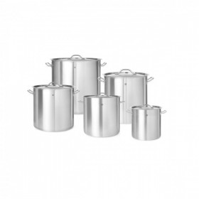 Oala cu capac, 37 Lit , 36cm Ø x 36cm, inox, Budget Line, potrivita si pt uz profesional