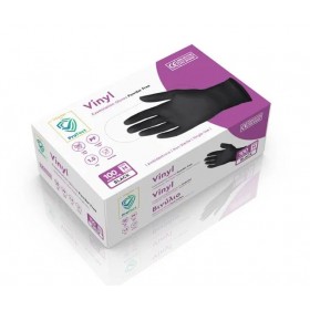 Manusi negre din vinil, nepudrate, ProTect, marime L, 100buc Produse 14,12 lei