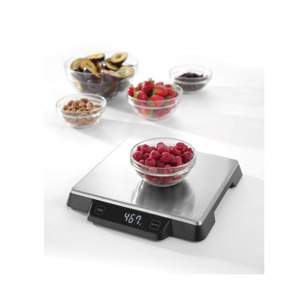 Cantar de bucatarie, inox, 15kg cu precizie de ±1g, 266x269x(h)34mm Produse 166,86 lei