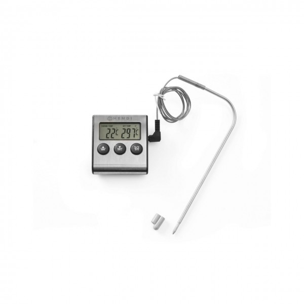 Termometru digital si timer bucatarie,masurare -50/+250 øC, gradatie 1 øC, sonda 15 cm pentru cuptor, alerta temperatura Term...