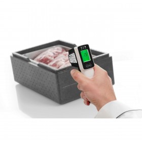 Termometru de bucatarie profesional cu infrarosu si sonda gradatie de la -60 pana la 350 C, 39x53x(h)158 mm Termometre digita...