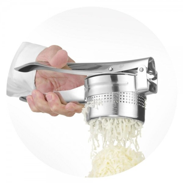 Presa cartofi din otel inoxidabil, finisaj satinat