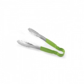 Cleste de servire HACCP, verde, (L)250 mm, maner PVC, otel inoxidabil