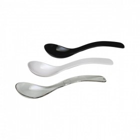 Lingura salata - 235 mm - plastic SAN negru,