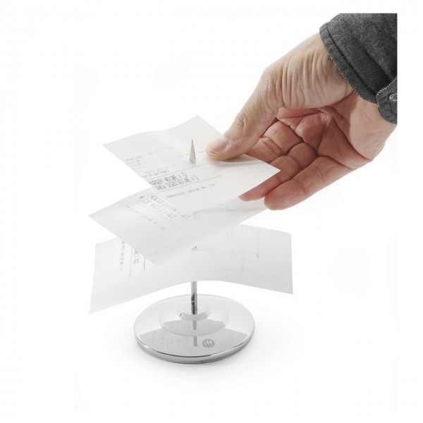 Suport pentru bonuri/comenzi pentru restaurant, Inox, 80x(h)150 mm