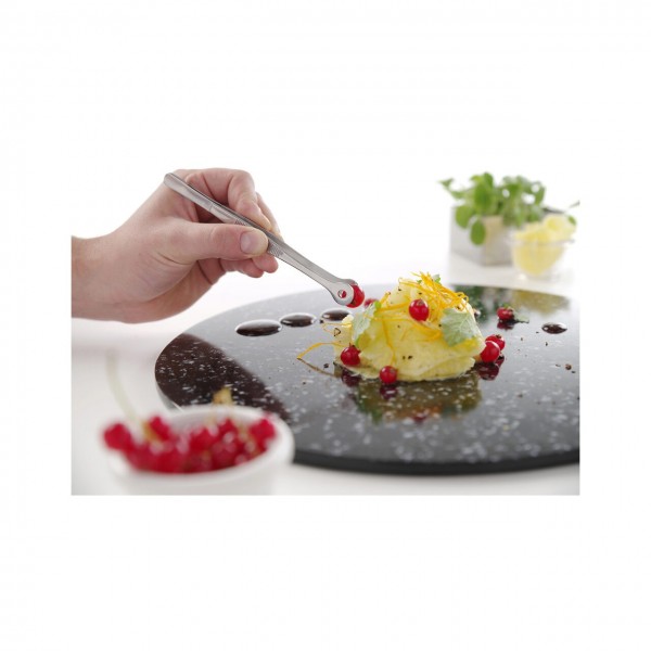 Penseta alimentara cu varf rotund (L)150 mm, inox, decorare /dezosare peste / manevrare produse fierbinti