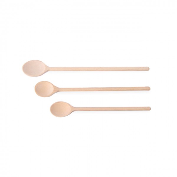 Set 3 x linguri din lemn - 3 marimi 300-350-400 mm -