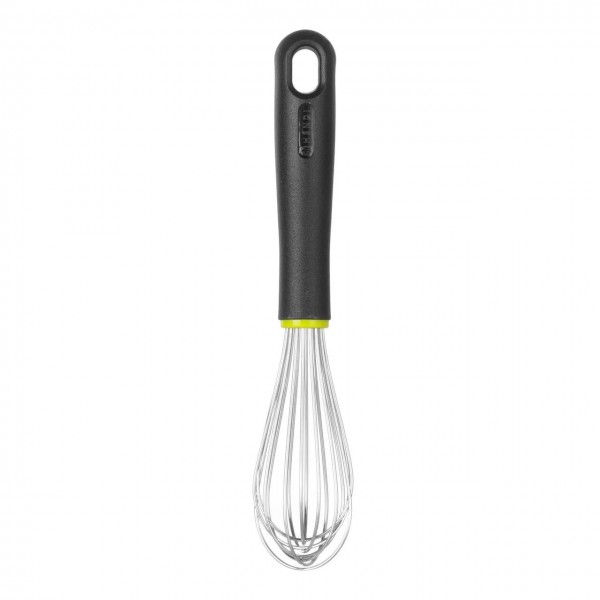 Tel bucatarie tip French, 8 fire rigide si groase din inox cu maner nylon, 25 cm,