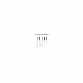 Tel bucatarie tip French, 8 fire rigide si groase din inox cu maner nylon, 25 cm,