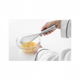 Tel bucatarie din inox, cu 8 fire groase, lungime 30 cm, cu carlig agatat