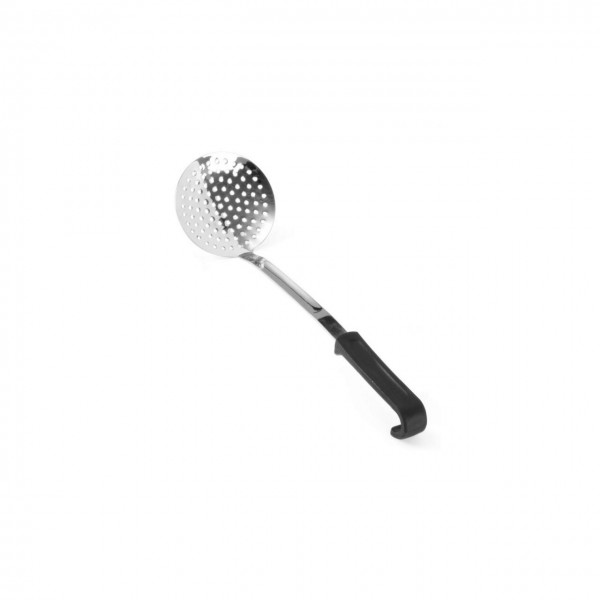 Spumiera rotunda, otel inoxidabil, maner polipropilena, 370 mm