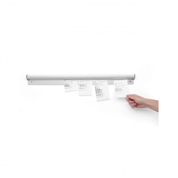 Bara suport pentru bonuri/ comenzi restaurant, 60 cm, aluminiu,