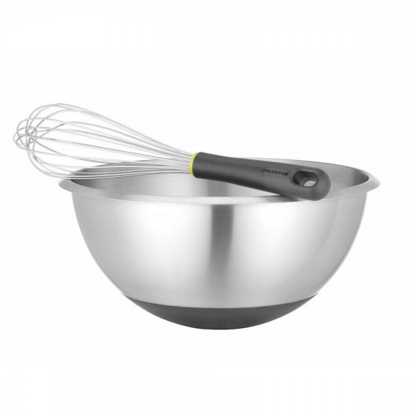 Bol inox cu suport cauciucat inox 304, dimensiuni 330X155mm