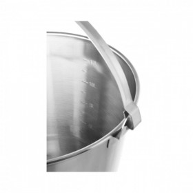 Galeata otel inoxidabil, cu baza consolidata 10 litri