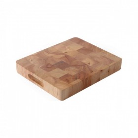 Tocator din lemn de cauciuc de inalta calitate, GN1/2, 265x325x(h)45 mm,